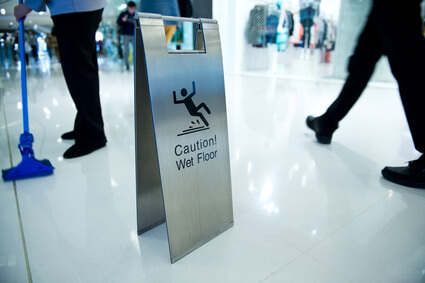 Work place slip and fall
